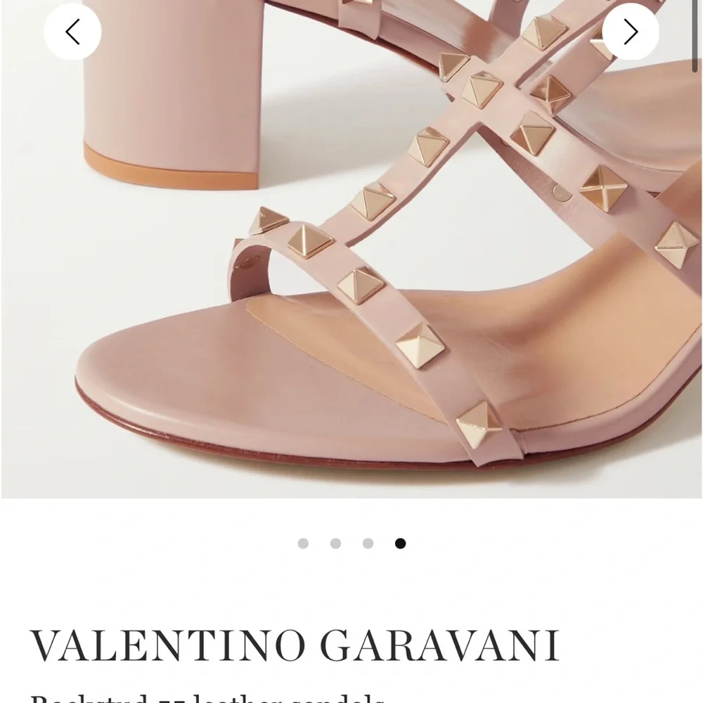 Valentino Garavani Rockstud Leather Sandal - Picture 3 of 7